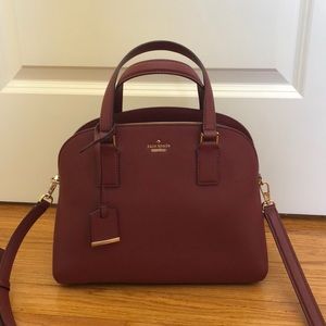 Great burgundy Kate Spade Cameron Street Lottie